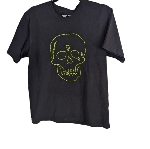 Vlone x Neighborhood Skull T-Shirt Black / Green... Size Medium - Picture 1 of 6